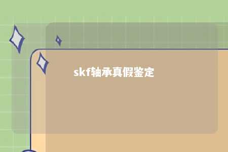 skf轴承真假鉴定 